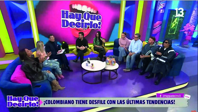 Catterina Garbaccio en el programa Hay Que Decirlo de Canal 13